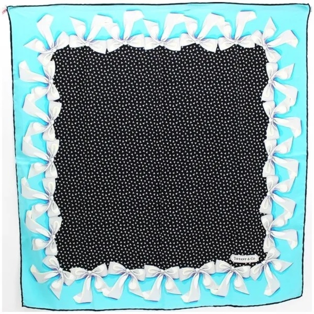TIFFANY & CO Multiple color 100% silk scarf. - Picture 10 of 16